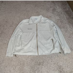 Columbia crossterta men's size XXL fleece jacket. see last picture for zipper.